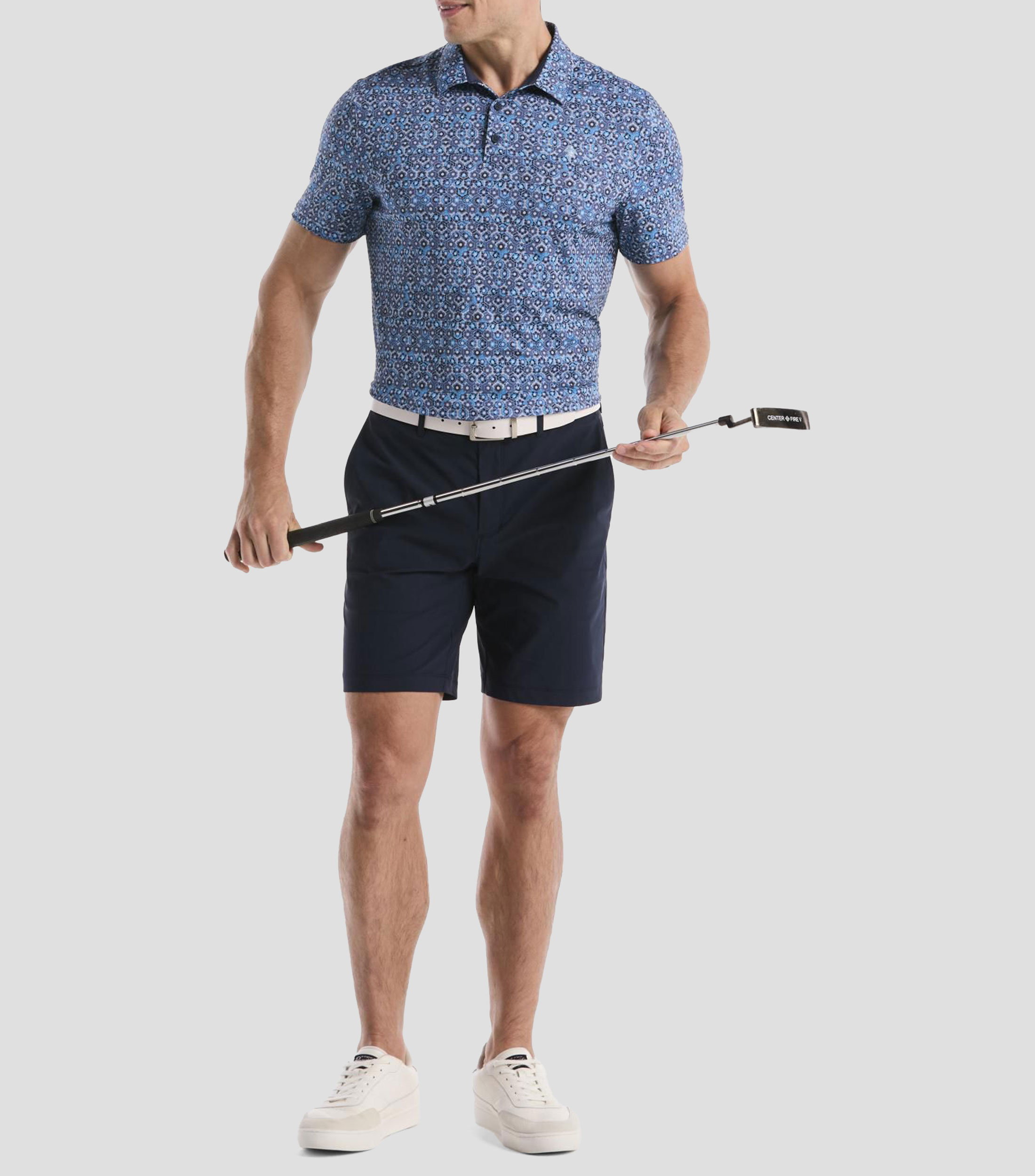 Playera tipo polo manga corta fantasía Hombre